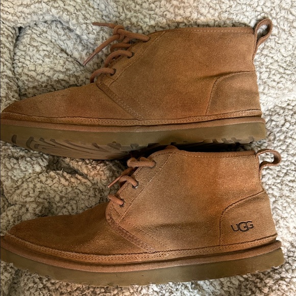 UGG Men's Brown Suede Chukka Boots, Size 13 - Picture 2 of 9